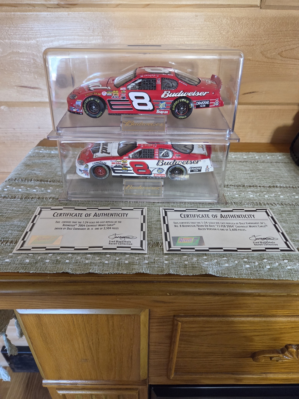 Budweiser #8 Collectible Cars